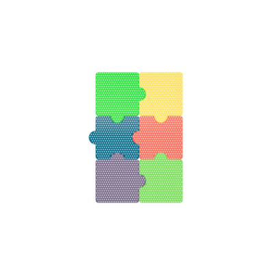 Настенная панель ‹‹Пазлы›› 6 шт.