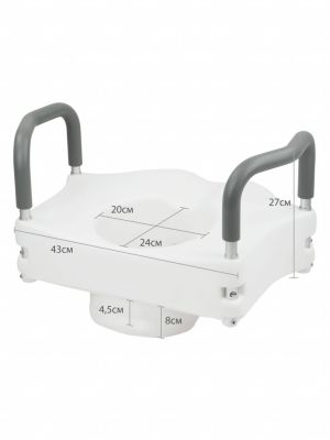 Насадка на унитаз с поручнями Bellforia TO-02