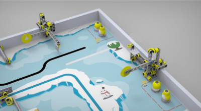 Комплект соревновательного полигона и элементов «Mabot»