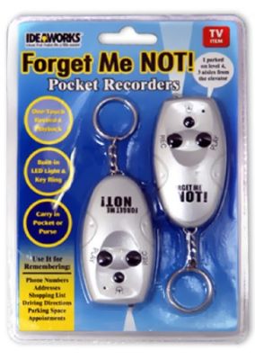 Брелки с диктофоном (2 шт. в упаковке) арт. 3458
