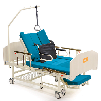 Механическая функциональная медициская кровать с интегрированным креслом-каталкой MET INTEGRA