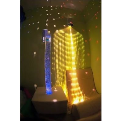 Фиброоптический занавес с деревянным гребнем  (100 волокон) арт. RmS27914