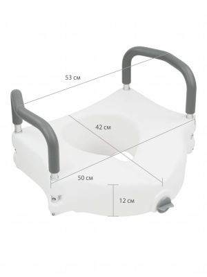 Насадка на унитаз с поручнями Bellforia TO-02