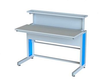 Стол лабораторный ученический с выдвижным блоком СЛУВБ-1200 PF арт. PLM26712