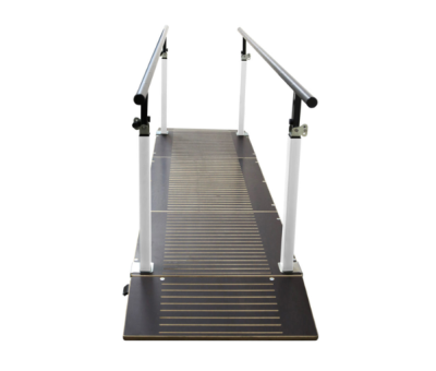 Тренажер в виде параллельных брусьев для тренировки ходьбы с/без электропитания