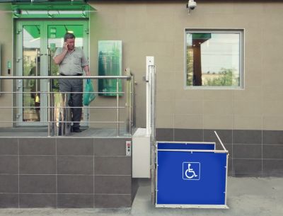 Вертикальный инвалидный подъемник  PTU