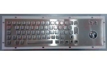 Металлическая антивандальная клавиатура c Track ball трекбол trackball TG-PC-D Клавиатура Брайля арт