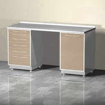 Стол лабораторный двухтумбовый