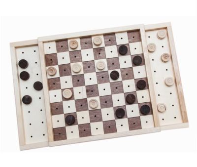 Шашки для незрячих нескладные