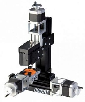 Конструктор модульных станков с ЧПУ UNIMAT CNC. Комплект деталей для сборки станков.(4в1) арт. RN231