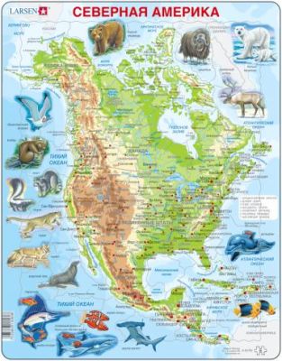Животные Северной Америки (пазлы) арт. МП19939