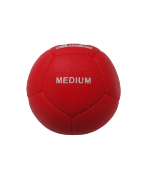 Мяч для игры в Бочча (красный) средней жесткости