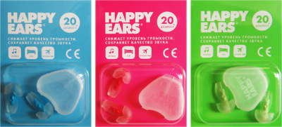 Универсальные беруши HAPPY EARS арт. 5301