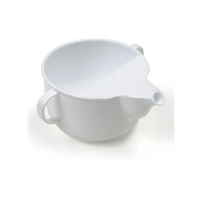 Поильник кружка для лежачих больных 250 мл. / Непроливайка для взрослых и детей. Белый пластиковый для ухода за пожилыми, больными, взрослыми и детьми. Для кормления жидкой едой.