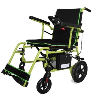 Суперлегкая электроколяска с пультом ДУ для сопровождающих лиц MET Compact 15