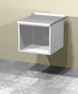 Настенная металлическая тумба