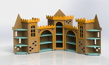 Стенка «Крепость» арт. MKr24117