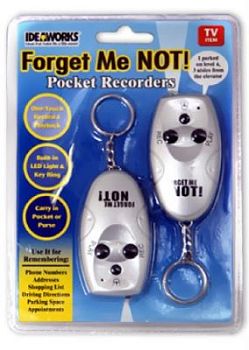Брелки с диктофоном (2 шт. в упаковке) арт. 3458