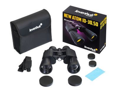 Бинокль Levenhuk New Atom 10–30x50