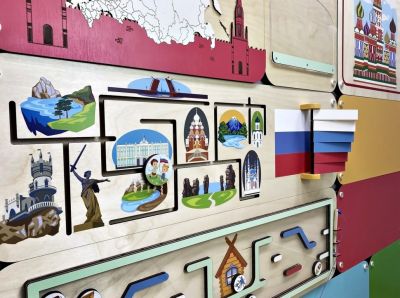 Дидактическая настенная панель «Россия – Родина моя»