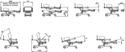 Кровать акушерская КА арт. Md21608