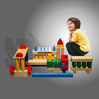 Конструктор «Строитель» (64 дет.) арт. 13403