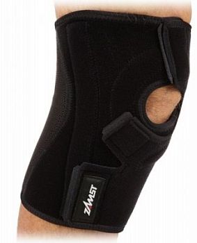 Бандаж для средней поддержки крестообразных связок и фиксации коленной чашечки MK-3, черный