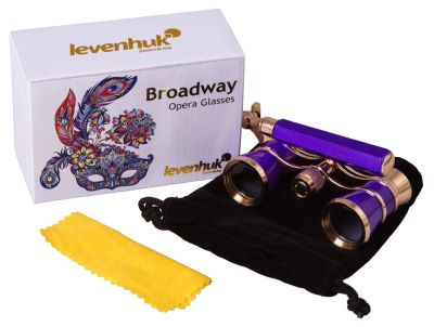 Театральный бинокль-лорнет Levenhuk (Левенгук) Broadway 325L Amethyst