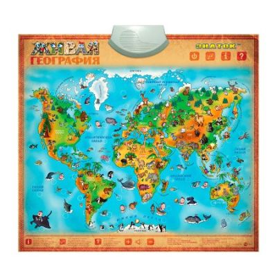 Озвученный плакат «Живая География» - развивающая игрушка арт. ИА3167