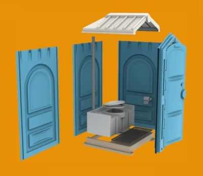 Мобильная туалетная кабина «Стандарт» арт. Egr23814