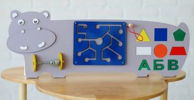 Бизиборд «Милый бегемотик» арт. ПрТ28021