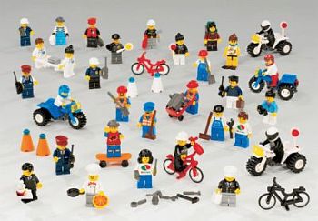 Рабочие и служащие. LEGO арт. RN10381