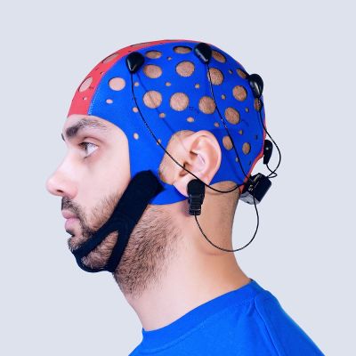 8-канальная нейрогарнитура с энцефалографическим шлемом, c нейроиграми NEUROPLAY-8Cap