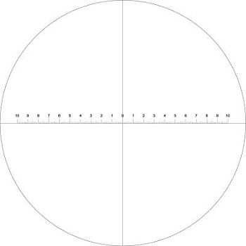 Слайд калибровочный Levenhuk 1 для стереомикроскопов