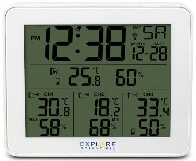 Метеостанция Explore Scientific с тремя датчиками