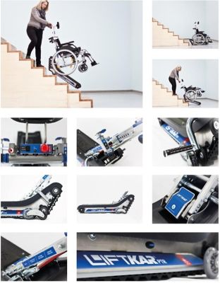 Лестничный гусеничный мобильный подъемник для инвалидов LIFTKAR PTR 160