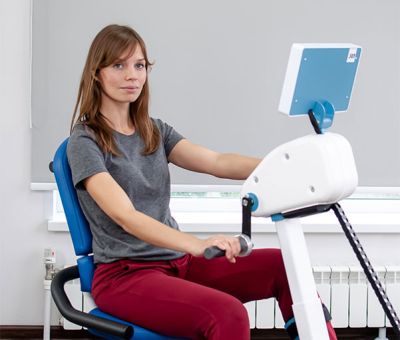 МОТО - роботизированный велоэргометр с БОС для активно-пассивной механотерапии конечностей