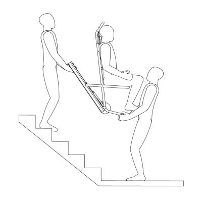 Эвакуационное кресло для маломобильных групп населения КСС-02