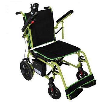 Суперлегкая электроколяска с пультом ДУ для сопровождающих лиц MET Compact 15