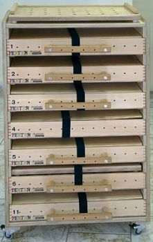 Пертра. Передвижной стеллаж и доска-основа арт. RN10355