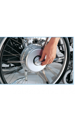 Кресло-коляска инвалидная с электроприводом (эл. усилитель) LY-EB103-105