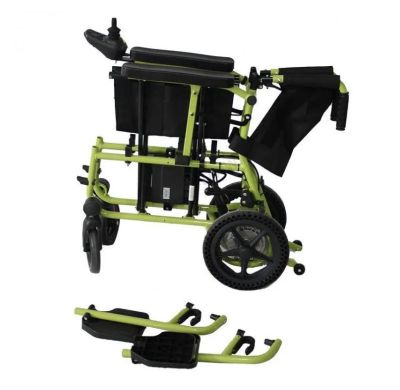 Суперлегкая электроколяска с пультом ДУ для сопровождающих лиц MET Compact 15
