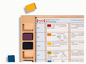 Палитра. Основа прямоугольная с цветными фишками арт. RN9793