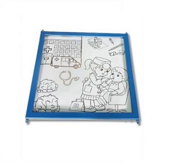 Настенный модуль «Многоразовая раскраска» (75x75) арт. ПрТ27580