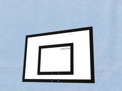 Щит баскетбольный тренировочный фанерный, 1200х800, шт.