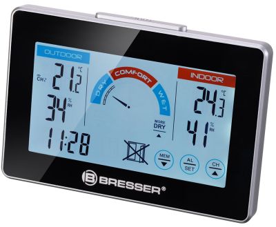 Гигрометр Bresser (Брессер) DCF с функцией рекомендации проветривания помещений