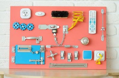 Бизиборд «Розовый для девочек» арт. ПрТ28007