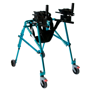 Ходунки с дополнительной фиксацией (поддержкой) тела, в том числе для больных детским церебральным параличом (ДЦП) Мега-921