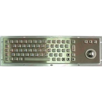 Металлическая антивандальная клавиатура c Track ball трекбол trackball TG-PC-Dn арт. ТчБ24245