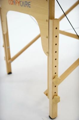 Стол массажный, на буковом каркасе, синий MET Comfort PRO W2